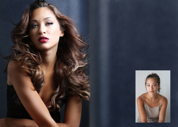 Charleston fashion beauty photographer before and afters